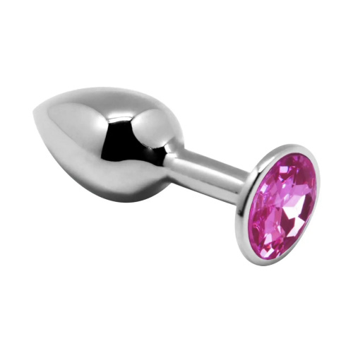 Alive Mini Metal Butt Plug - Анальна пробка - L, 9х4 см (рожева) - купити в Києві, Україні