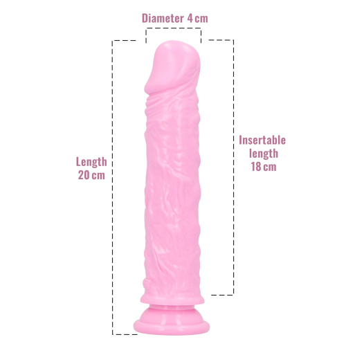 Фалоімітатор з ароматом жуйки- Toyz4lovers Delicious Dildo Bubble Gum, 20 см - купити в Україні | Секс шоп SEX-SHOP.ua