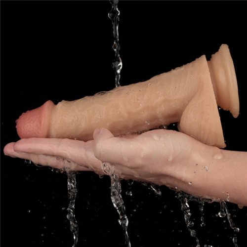 Реалістичний вібратор LoveToy Vibrating Power Basics Cock, 20 см
