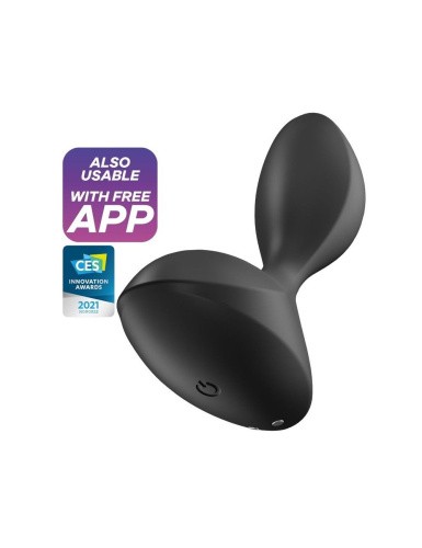 Satisfyer Sweet Seal - Анальна смарт-пробка, 11.2х4 см (чорна) - купити в Києві, Україні
