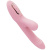 KisToy Katy Max - Вибратор-кролик с вращением ствола и вакуумной стимуляцией, 12х3.4 см (розовый)