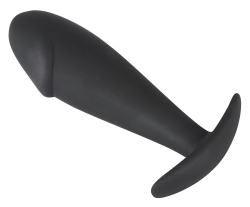 Orion Black Velvets Butt Plug - Анальная пробка в форме пениса, 10х3 см (черный)