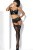 Kinga Desire II N-129 - эротический комплект: бюст, трусики с пажами для чулок и чулки, S/M (черный) Kinga Desire II N-129 - эротический комплект: бюст, трусики с пажами для чулок и чулки, S/M (черный)