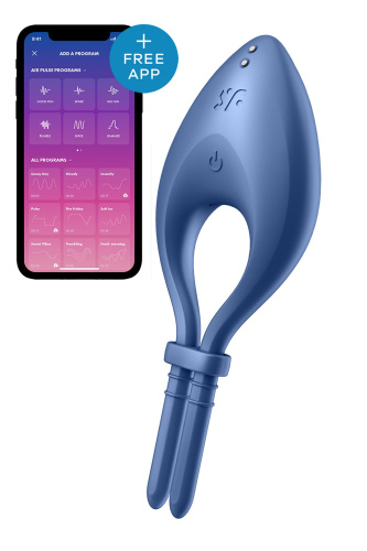 Satisfyer Bullseye - лассо с вибрацией, 4.9х2.5 см (голубой)
