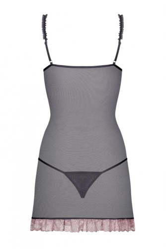 Эротический комплект Obsessive Dovelia chemise  (L/XL)