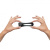 Love To Love Flux Ring Black Onyx - эрекционное кольцо двойное, 3 см. (чёрное)