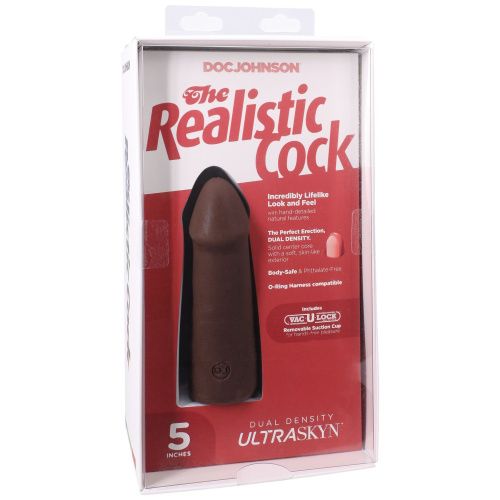 Фалоімітатор Doc Johnson The Realistic Cock ULTRASKYN 5 Inch, 12,7 см - купити в Україні | Секс шоп SEX-SHOP.ua