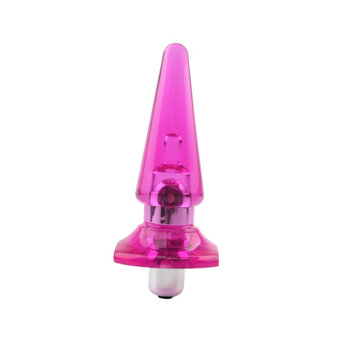 Chisa Hi-Basic Nicole's Vibra Plug Pink - Анальная пробка с вибрацией, 12.5х3.2 см (розовый)