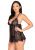 Сорочка беби-долл Leg Avenue Floral lace babydoll, L Сорочка беби-долл Leg Avenue Floral lace babydoll, L