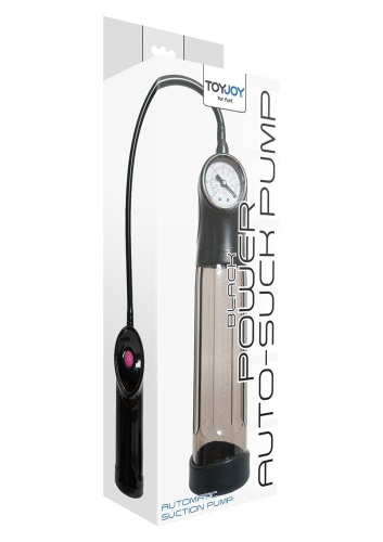 Toy Joy Power Auto-suck Pump - Автоматическая вакуумная помпа для мужчин, 22х7.5 см