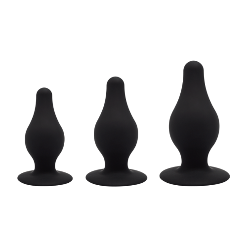 Orion SilexD Silicone Plug Kit - Набор двухслойных анальных пробок, 3 шт