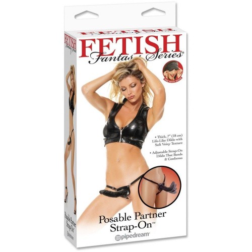 Страпон Fetish Fantasy Posable Partner, 17,5 см