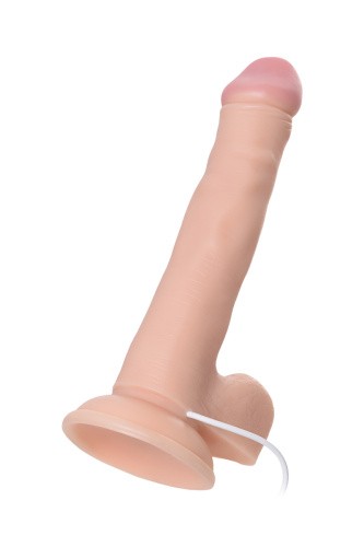 Toyfa Realstick Nude - Реалистичный вибратор с выносным пультом на проводе, 22х3.8 см