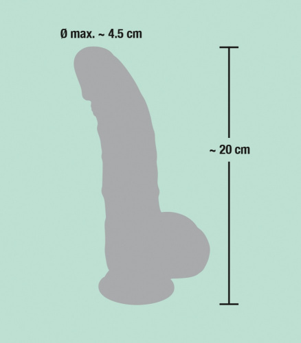 Orion Medical Silicone Dildo - Реалистичный фаллоимитатор из медицинского силикона, 14х4.5 см