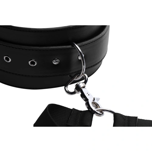 Master SeriesThigh Harness & Wrist Cuffs - БДСМ система для фиксации (чёрный)