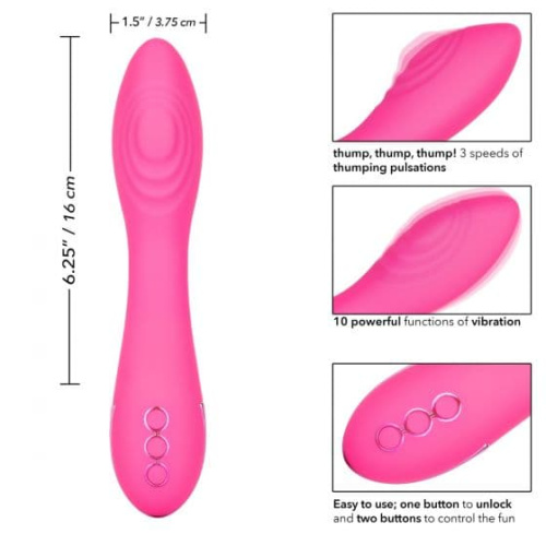 CalExotics California Dreaming Surf City Centerfold - вибратор для точки G, 16х3,75 см