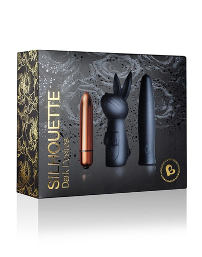 Rocks Off Silhouette: Dark Desires - вибропуля и две силиконовые насадки