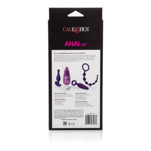CalExotics Hers Anal Kit набор анальных стимуляторов для женщин, 3 шт (фиолетовый)