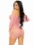Leg Avenue-Heart net mini dress Pink - Сетчатое платье, OS (розовый)