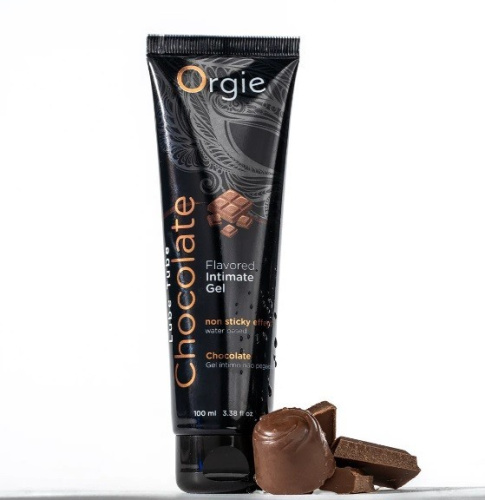 Orgie Lube Tube Chocolate - оральный лубрикант со вкусом шоколада, 100 мл