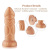 Фаллоимитатор для секс-машин Hismith Slightly Curved Silicone Dildo Monster Series,KlicLok