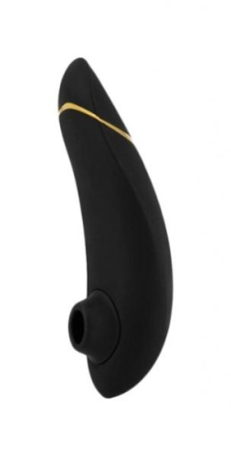 Womanizer Premium - Впечатляющий вакуумный стимулятор клитора, 15.5х5 см (чёрный)