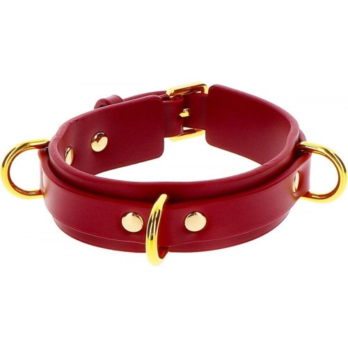 Taboom D-Ring Collar Deluxe - Нашийник (червоний) - купити в Києві, Україні