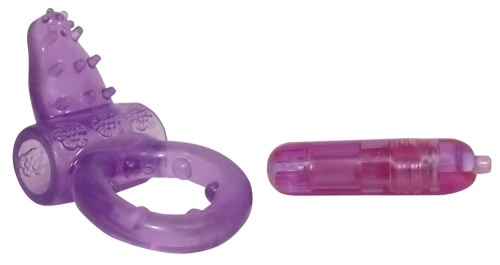 Be Thrilled Vibrating Cockring эрекционное виброкольцо со стимулятором клитора, 2.5 см