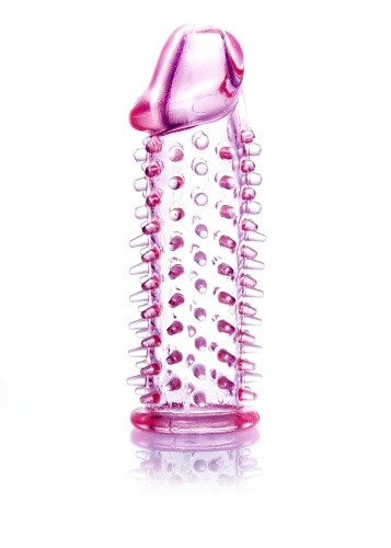 Penis Sleeve - рельефная насадка на пенис, (розовый)