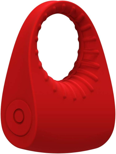 RED REVOLUTION SPHINX - Эрекционное виброкольцо, 6 см (красный)