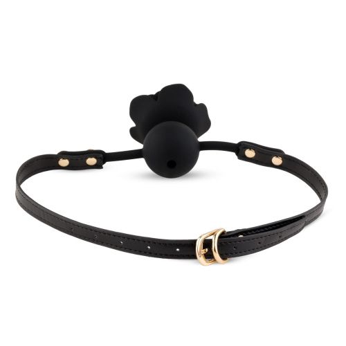 Кляп шарик B-Series Black Rose Ball Gag