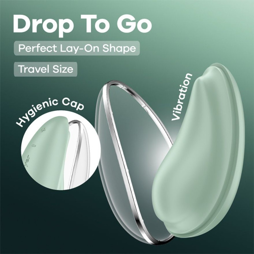 Вибратор для клитора Satisfyer Drop To Go Mint