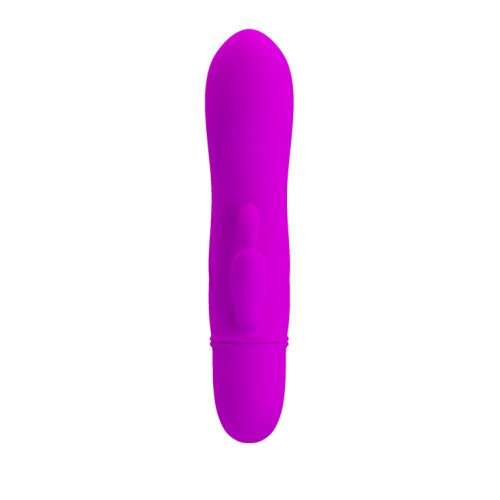Pretty Love Caesar Vibrator - Маленький вибратор-кролик, 11.5х2.5 см (фиолетовый)