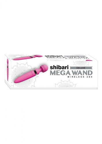 Shibari Deluxe Mega Wand Wireless 28x Pink - Стимулятор (розовый)