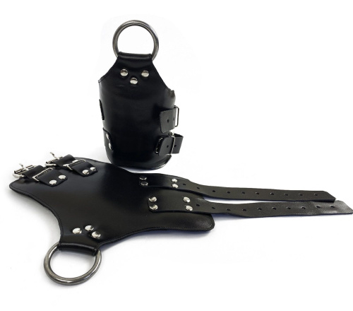 Art of Sex Kinky Hand Cuffs For Suspension манжеты для подвеса за руки из натуральной кожи