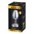 Alive Mini Metal Butt Plug - Анальна пробка - L, 9х4 см (рожева) - купити в Києві, Україні