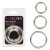 Набор колец Silver Ring - 3 Piece Set Набор колец Silver Ring - 3 Piece Set