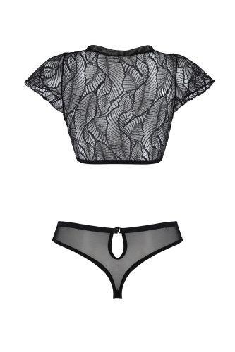 Комплект Passion LEAFA BIKINI black S/M