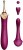 Zalo Bess Pin Point Vibrator - Изысканный вибратор для клитора с насадками, 22х3.3 см (фиолетовый)