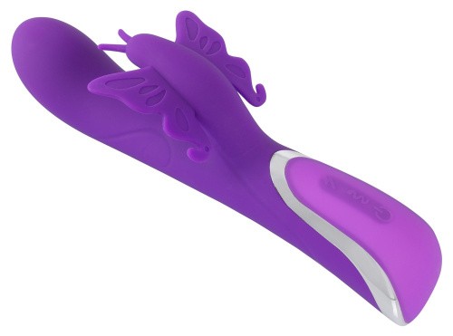 Sweet Smile Rechargeable Rotating Vibrator - вибратор кролик с функцией вращения, 23х4.1 см