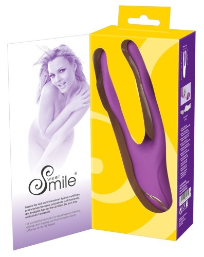 Orion - Sweet Smile Double Vibrator - Hi-tech вибратор, 18.7х3.6 см