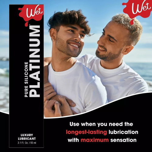 Лубрикант на силиконовой основе Wet Pure Platinum, 236 мл