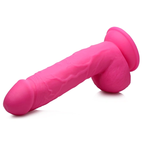 Pop Peckers 8.25" Dildo Pink - Фаллоимитатор, 22,8 см (розовый)