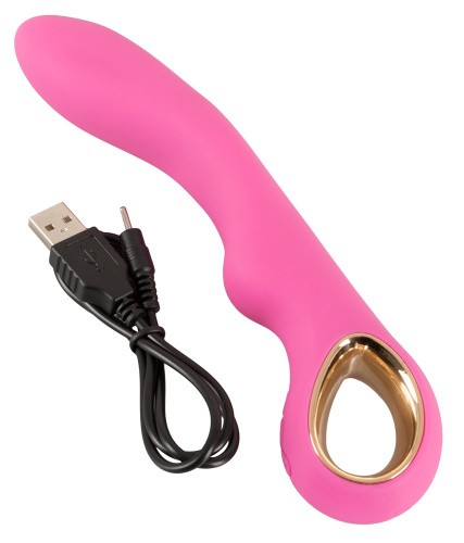 Dual Vibrator Petit Pink мощный силиконовый вибратор, 18.7х3.2 см