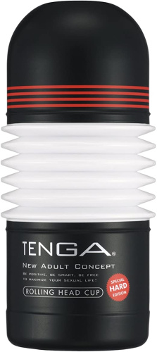 Tenga Rolling Head Cup Strong - мастурбатор, 15.5х6.9 см (белый)