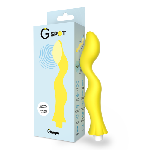 G-SPOT GAVYN - Вибратор для зоны G, 17 см (желтый)