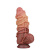 Реалистичный фаллоимитатор LoveToy Dual-Layered Silicone Cock With Rope, 24,5 см