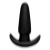 KineticThumping 7X Medium Anal Plug - Анальная пробка с толчковыми движениями, 13.3х4 см (чёрный)
