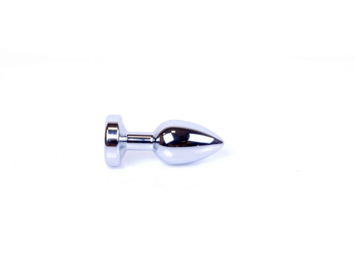 Анальная пробка со светлодиодным свечением B-Series Jewellery Silver Plug Disco Flashlight