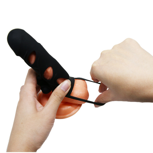 Pretty Love Vibrating Penis Sleeve Black 5,5 " - Насадка на пенис с вибрацией, 14 см (черный)